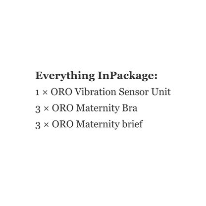 ORO Stillbirth Alarm Sensor Package for Pregnant Women
