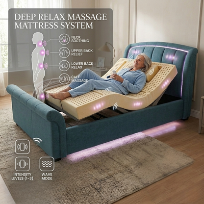 ORO Advanced Sleep Latex Mattress with Pressure Relief Comfort Recess