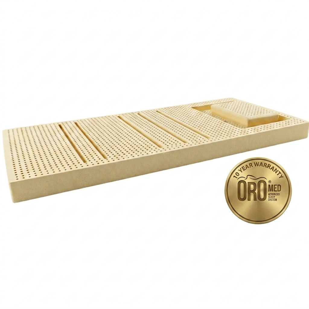 ORO Advanced Sleep Latex Mattress with Pressure Relief Comfort Recess