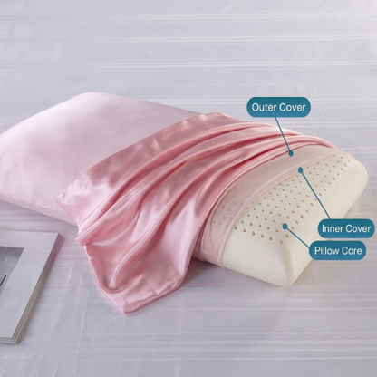 ORO Latex Pillow with Stillbirth Alarm & two silk Pillowcases
